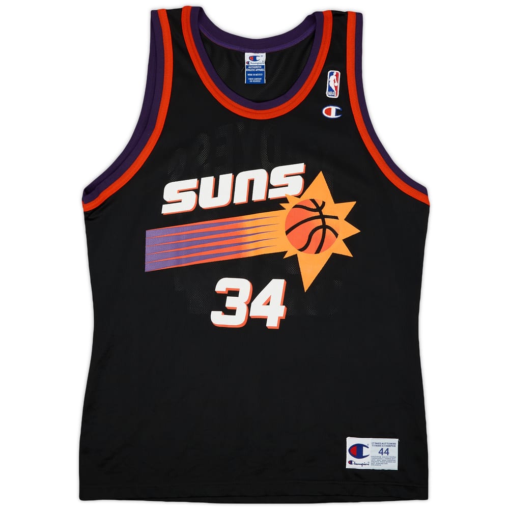 1997-98 Phoenix Suns McDyess #34 Champion Alternate Jersey - 7/10 - (L)