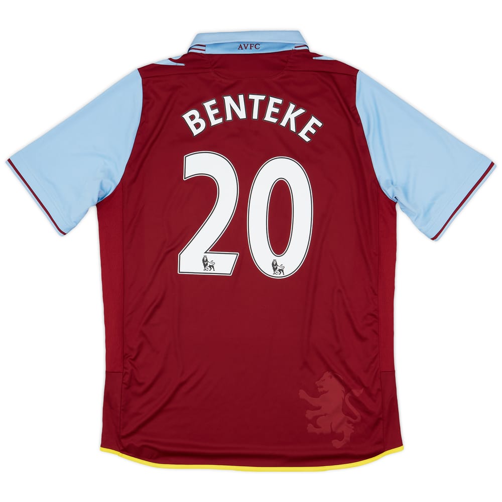2012-13 Aston Villa Home Shirt Benteke #20 - 6/10 - (L)