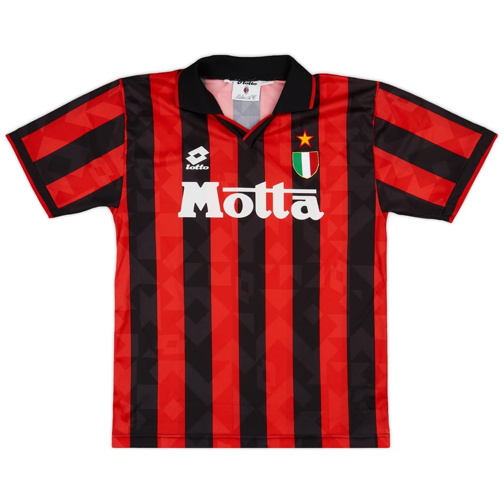 1993-94 AC Milan Home Shirt - 9/10 - (M)