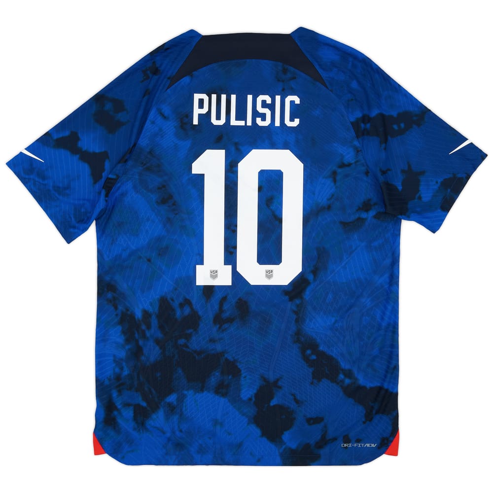 2022-23 USA Authentic Away Shirt Pulisic #10