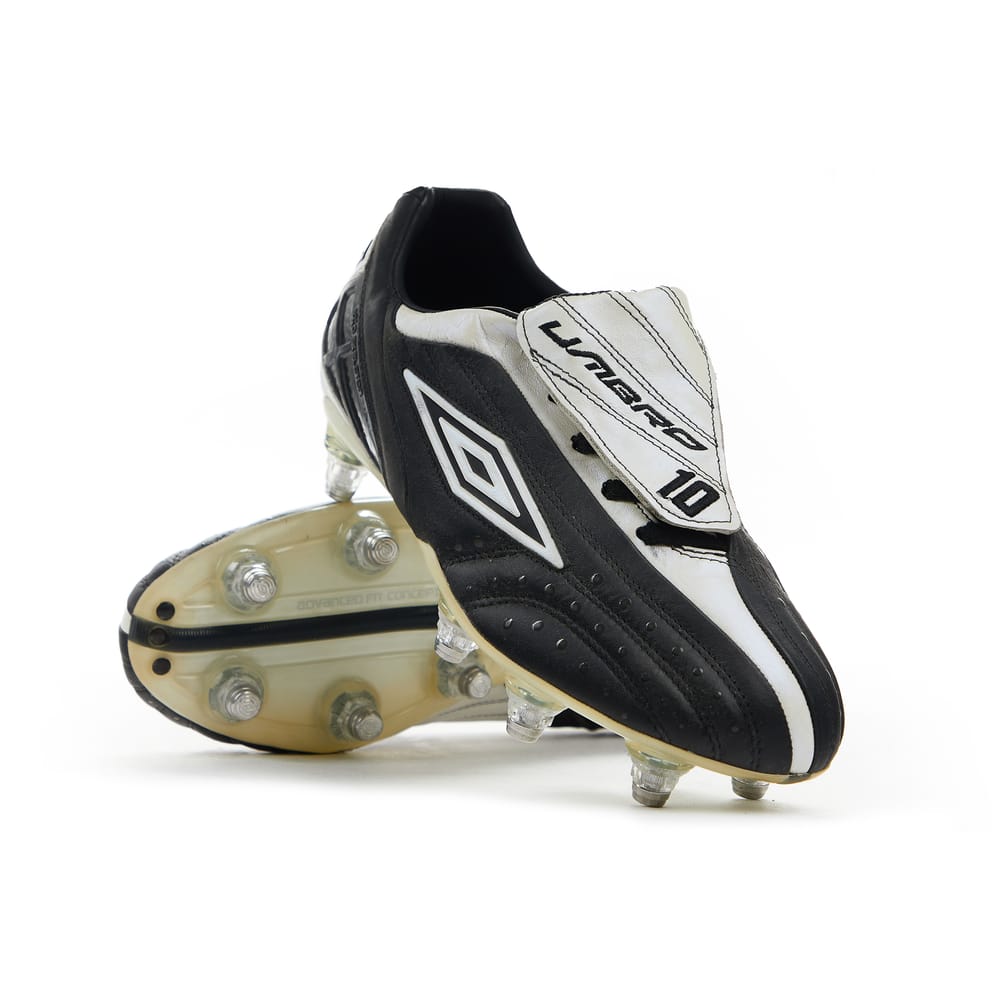 2004 Umbro Match Worn Exoskeleton IVX Football Boots (Michael Owen) - 5/10 - SG (UK 6)