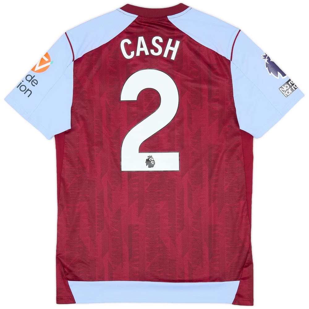 2023-24 Aston Villa Match Issue Home Shirt Cash #2