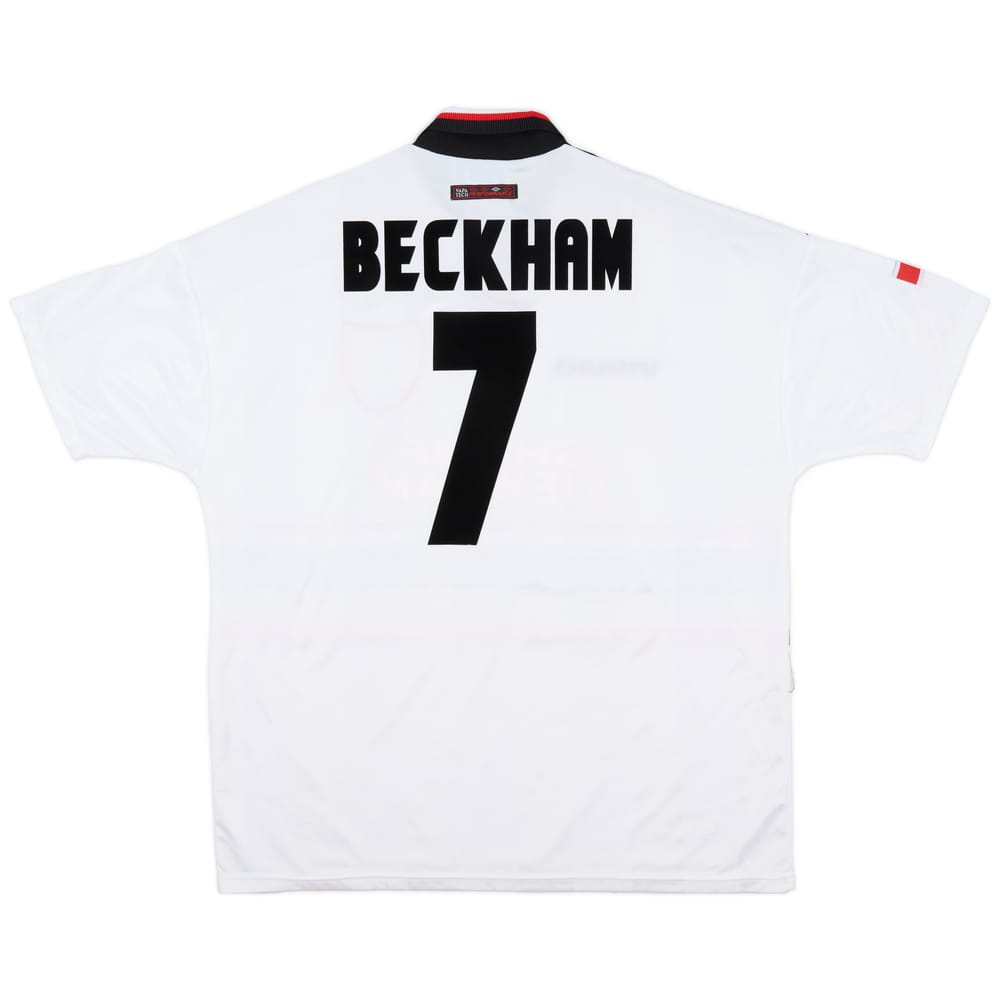 1997-99 Manchester United Away Shirt Beckham #7 - 6/10 - (XXL)