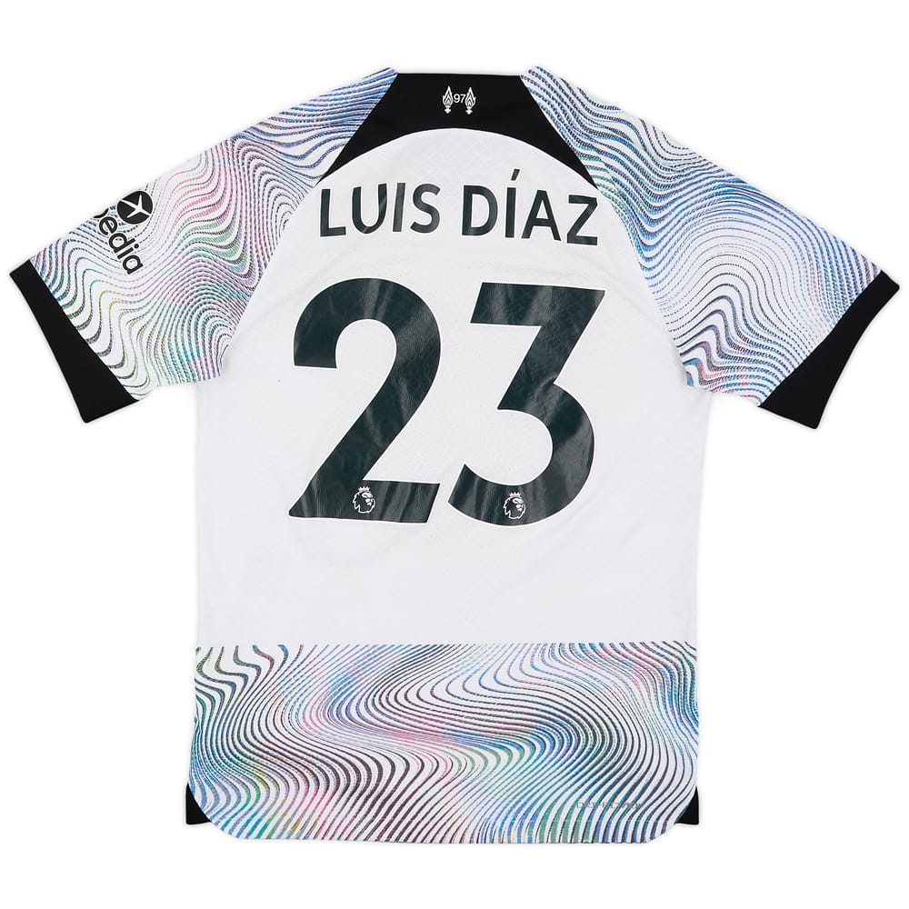 2022-23 Liverpool Authentic Away Shirt Luis Diaz #23 - 7/10 - (S)