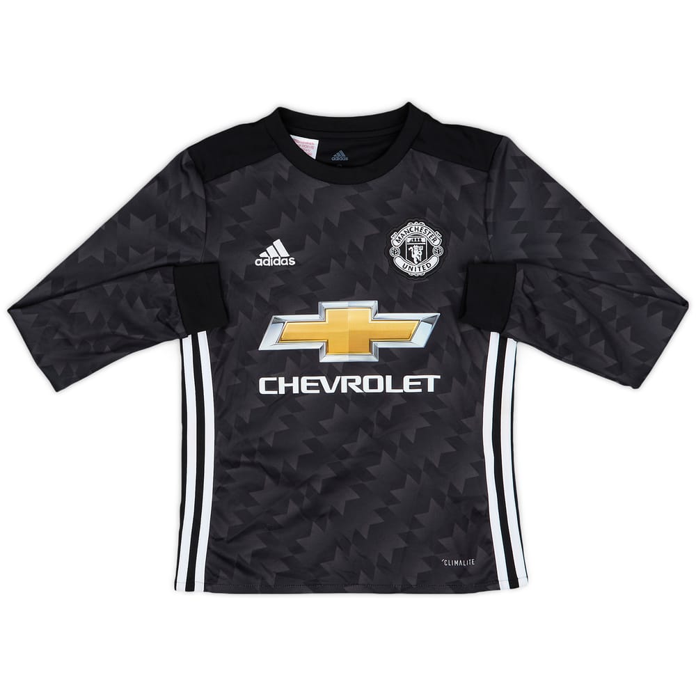 2017-18 Manchester United Away L/S Shirt - 9/10 - (S.Boys)