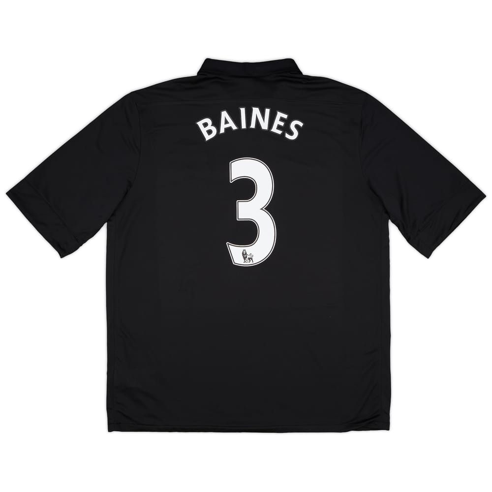 2012-13 Everton Away Shirt Baines #3 - 8/10 - (XL)