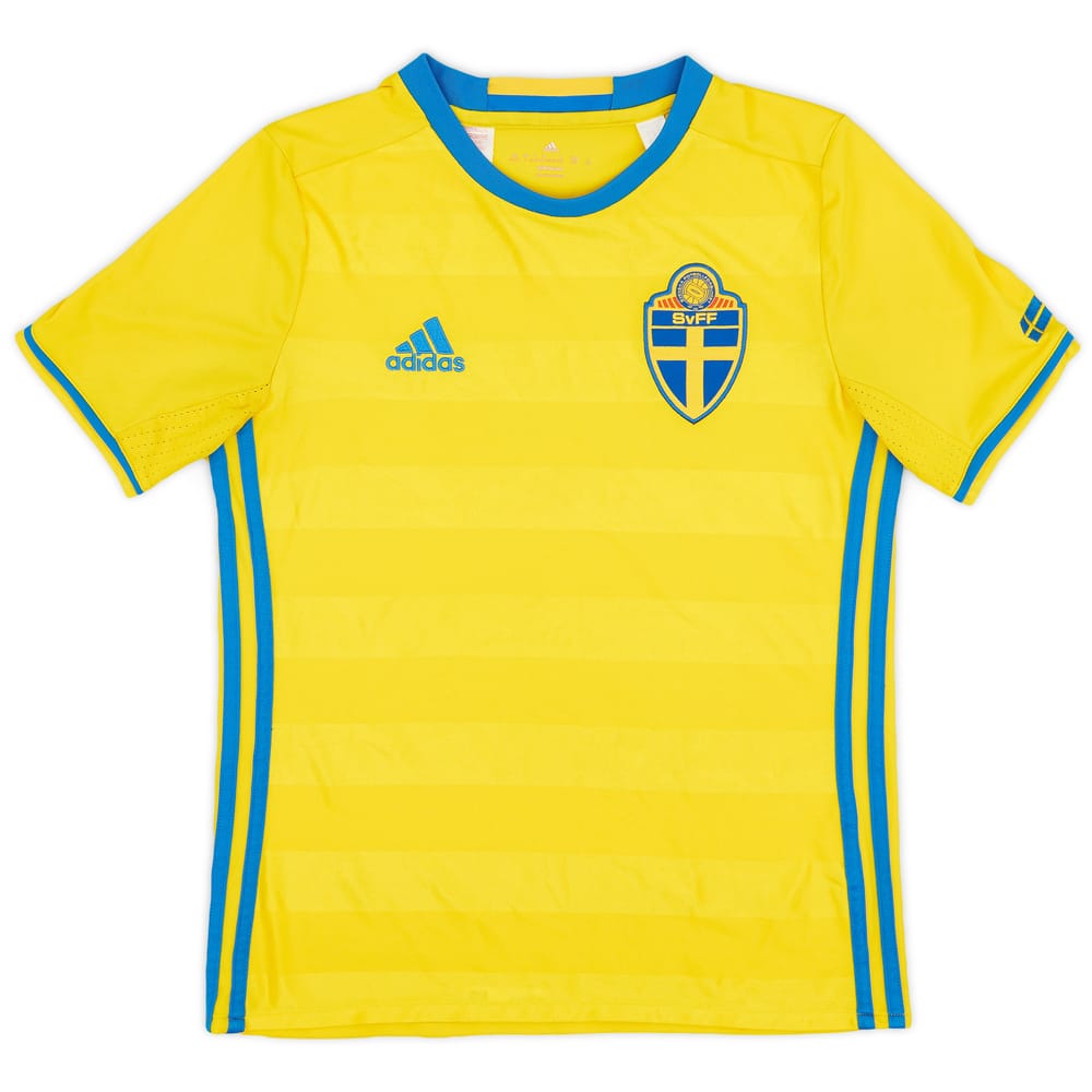 2016-17 Sweden Home Shirt - 8/10 - (XL.Boys)