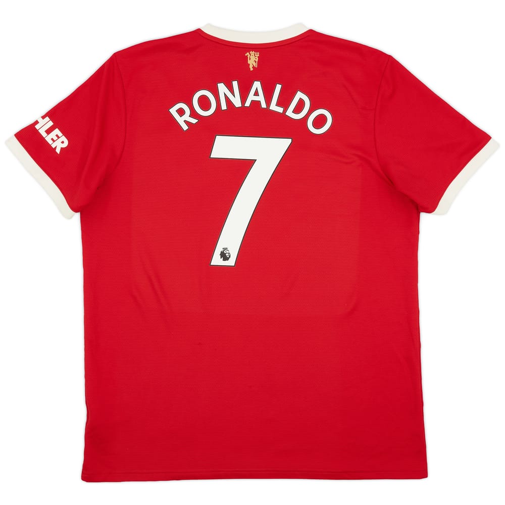 2021-22 Manchester United Home Shirt Ronaldo #7 - 8/10 - (XL)