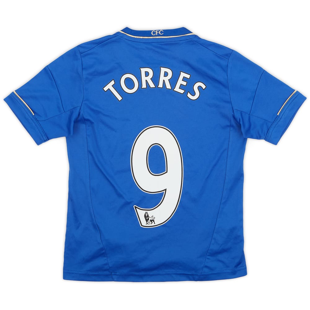 2012-13 Chelsea Home Shirt Torres #9 - 7/10 - (S.Boys)