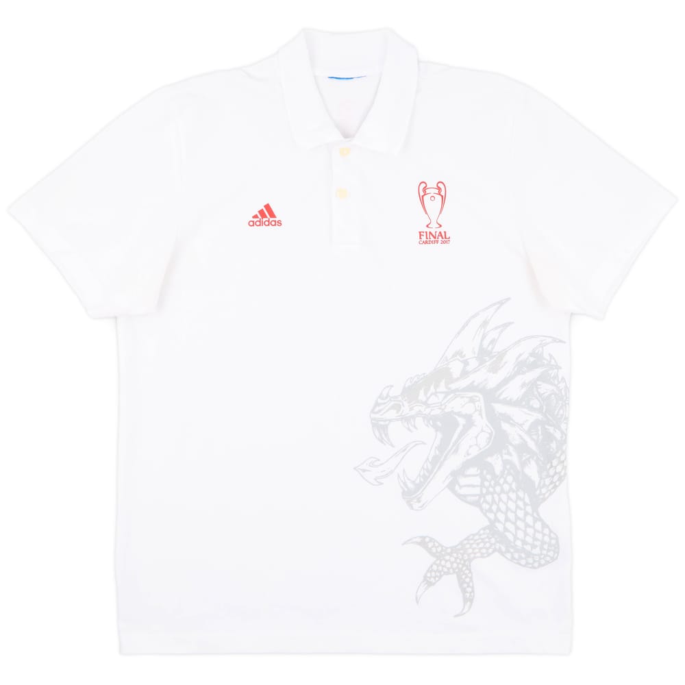 2017 adidas Champions League Final Cardiff Polo Shirt - 6/10 - (L)
