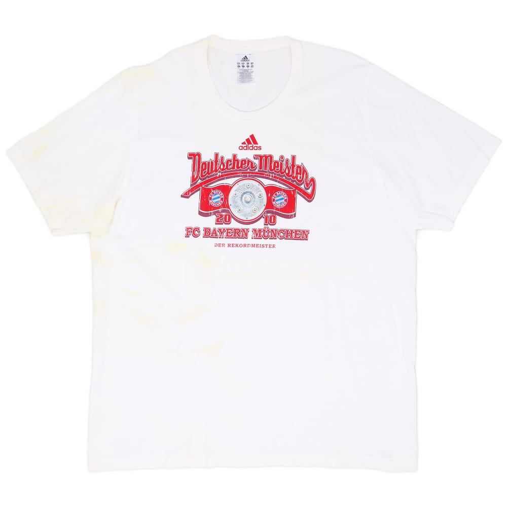 2010-11 Bayern Munich adidas Graphic Tee - 5/10 - (XXL)