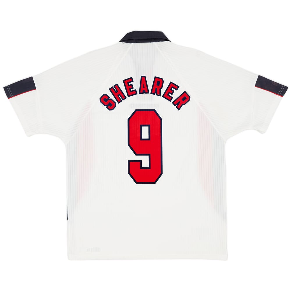 1997-99 England Home Shirt Shearer #9 - 6/10 - (XL)