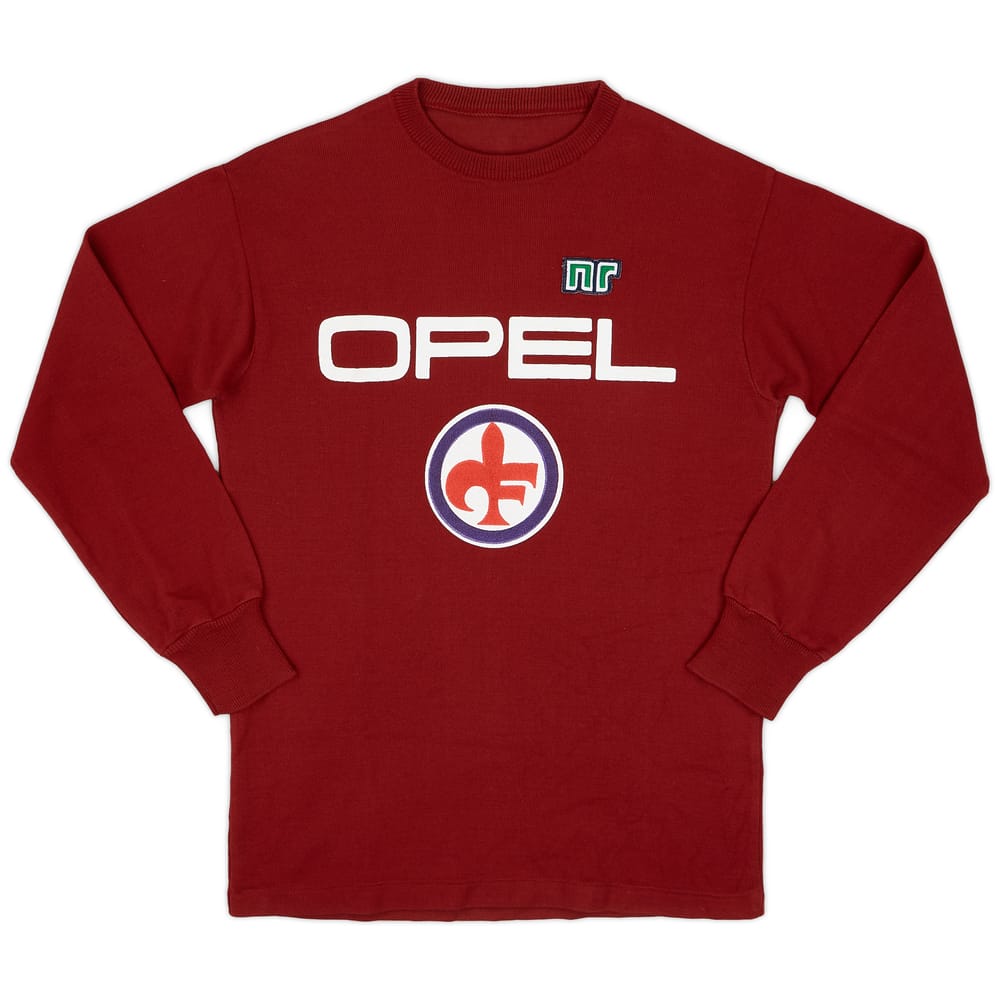 1983-84 Fiorentina Ennerre Cotton Training L/S Top - 8/10 - (M)