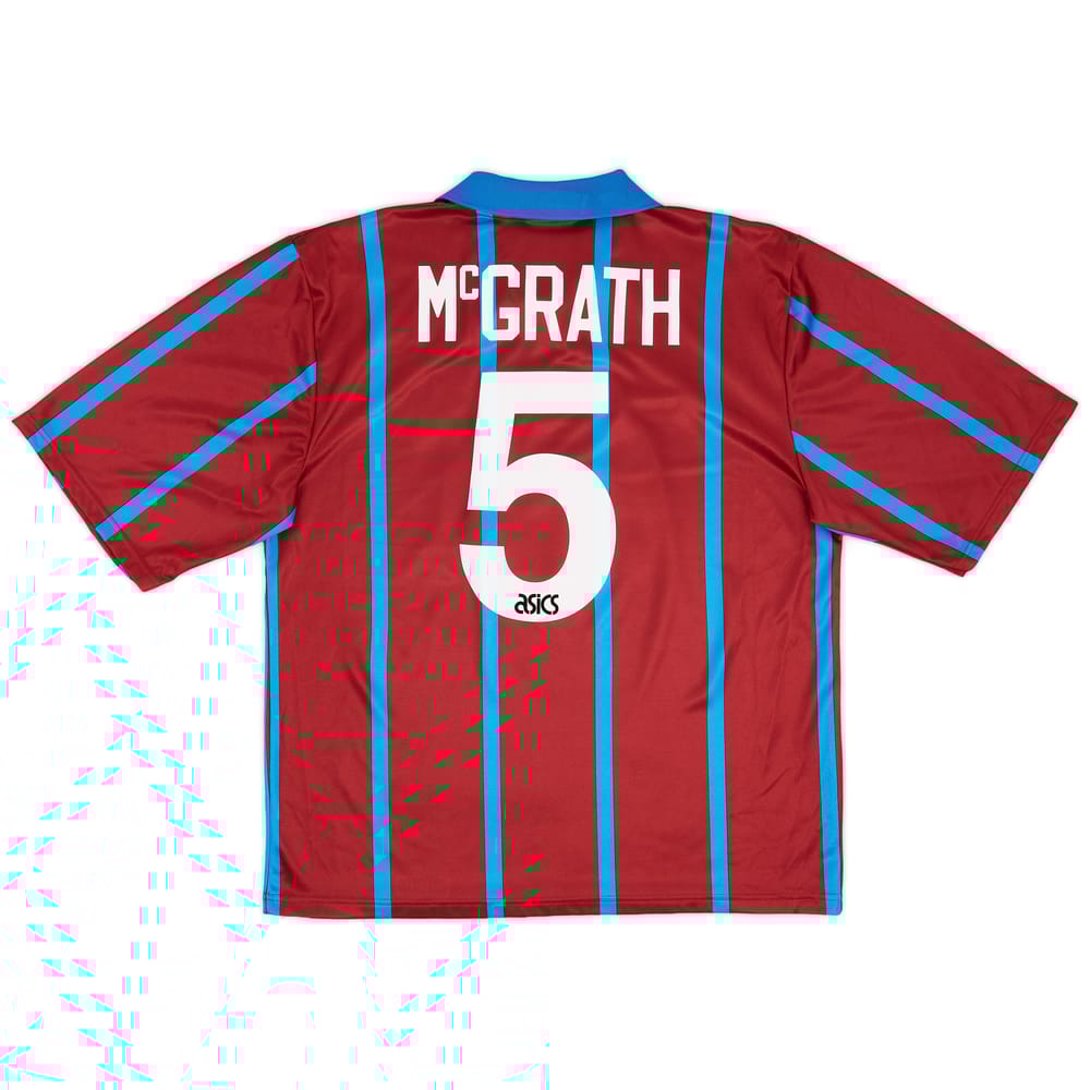 1993-95 Aston Villa Home Shirt McGrath #5 - 7/10 - (XL)