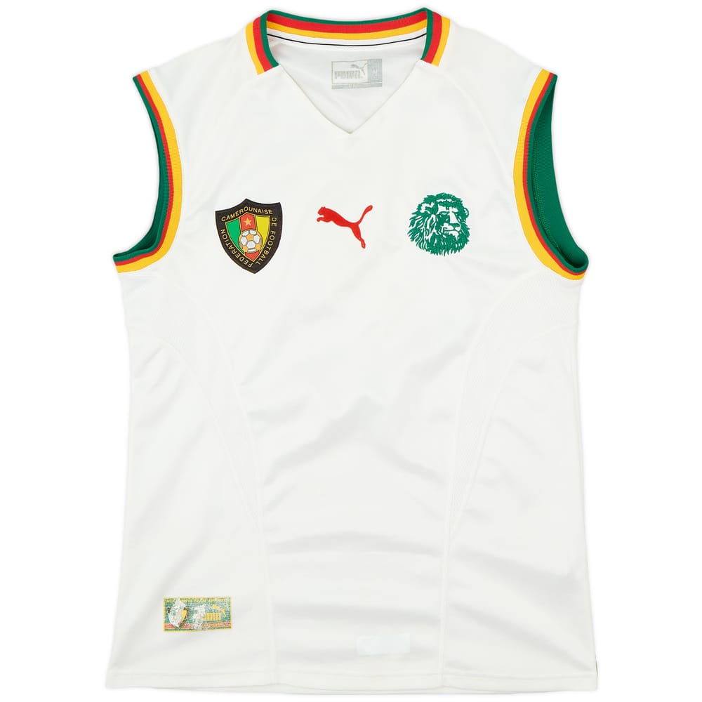 2002 Cameroon Away Vest Shirt - 8/10 - (M)