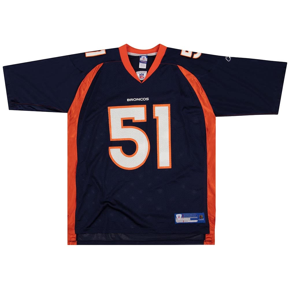 2003 Denver Broncos Mobley #51 Reebok On Field Jersey (Home) XL
