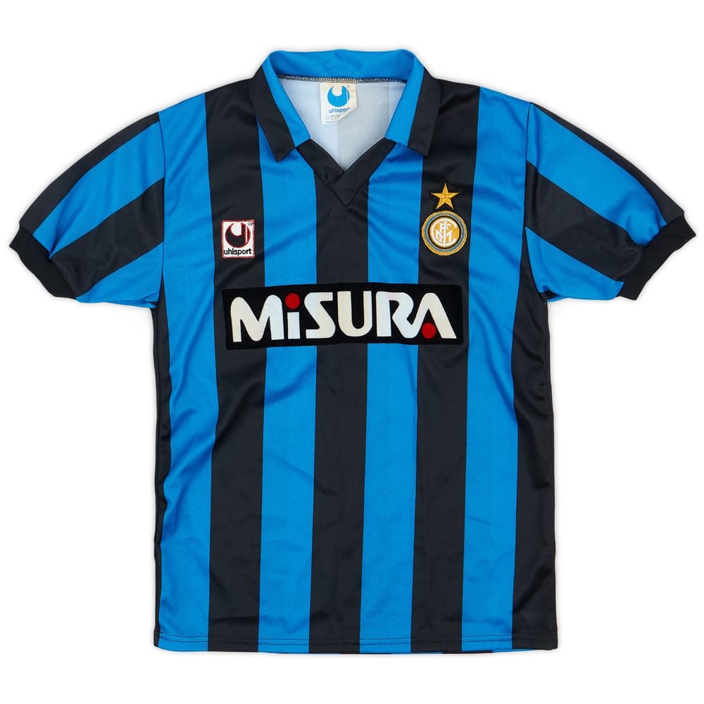 1990-91 Inter Milan Home Shirt - 8/10 - (S)