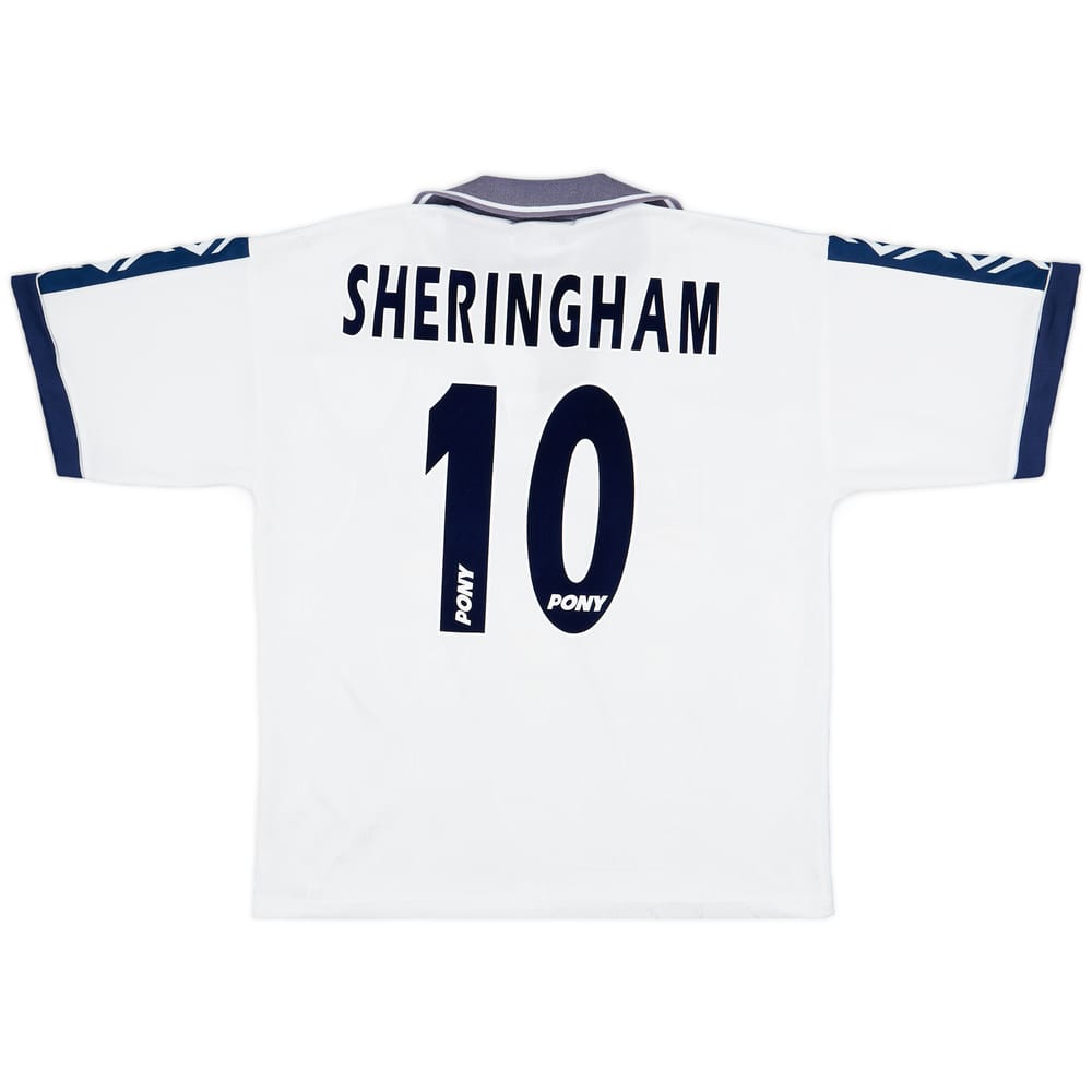 1995-97 Tottenham Home Shirt Sheringham #10 - 6/10 - (M)