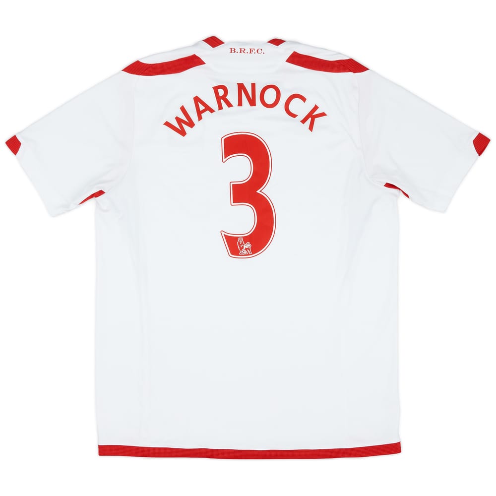2009-10 Blackburn Away Shirt Warnock #3 - 8/10 - (L)