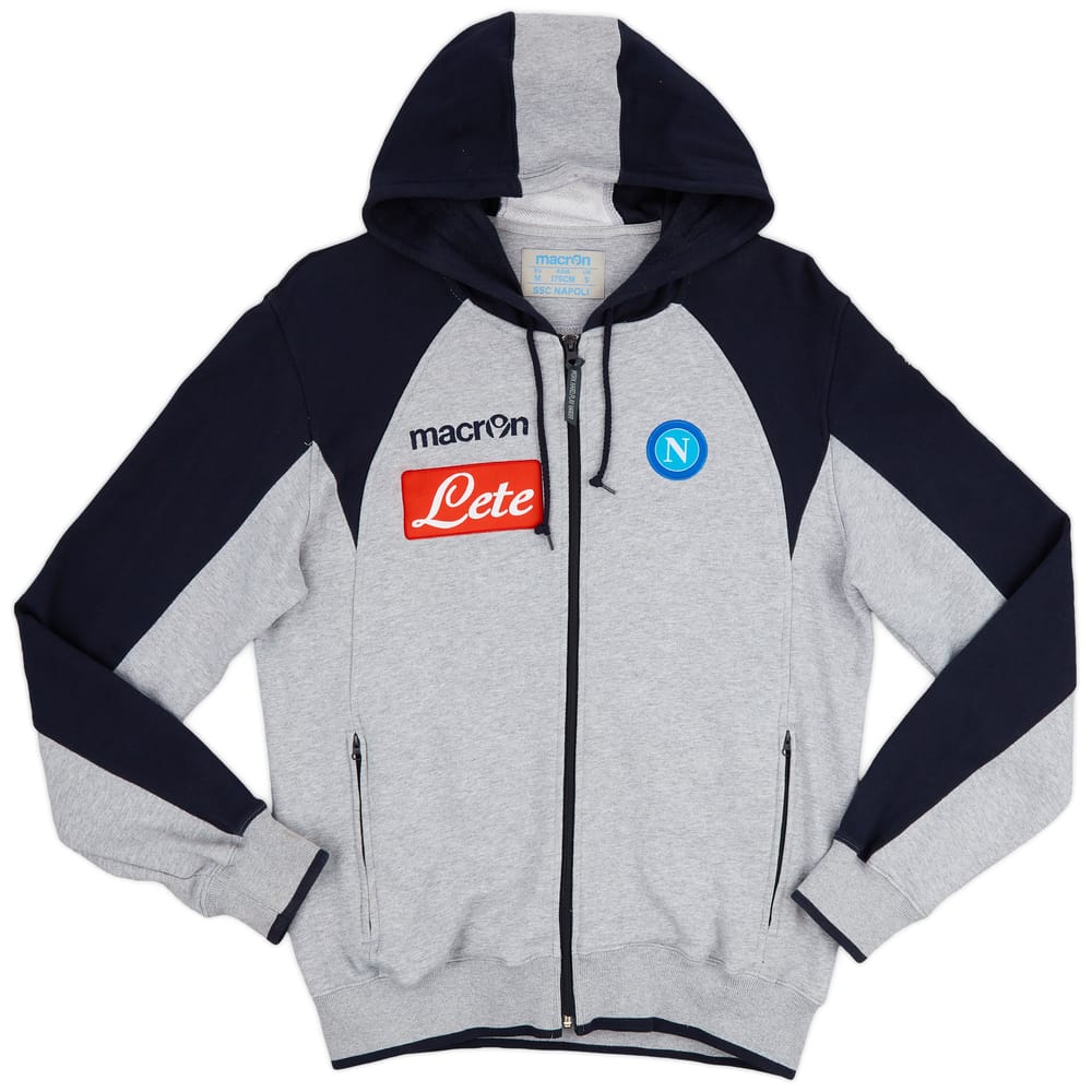 2010s Napoli Macron Hooded Top - 9/10 - (M)