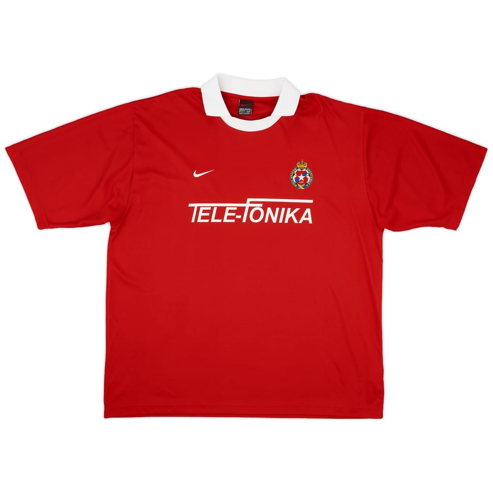 2000-02 Wisla Krakow Home Shirt - 9/10 - (XXL)