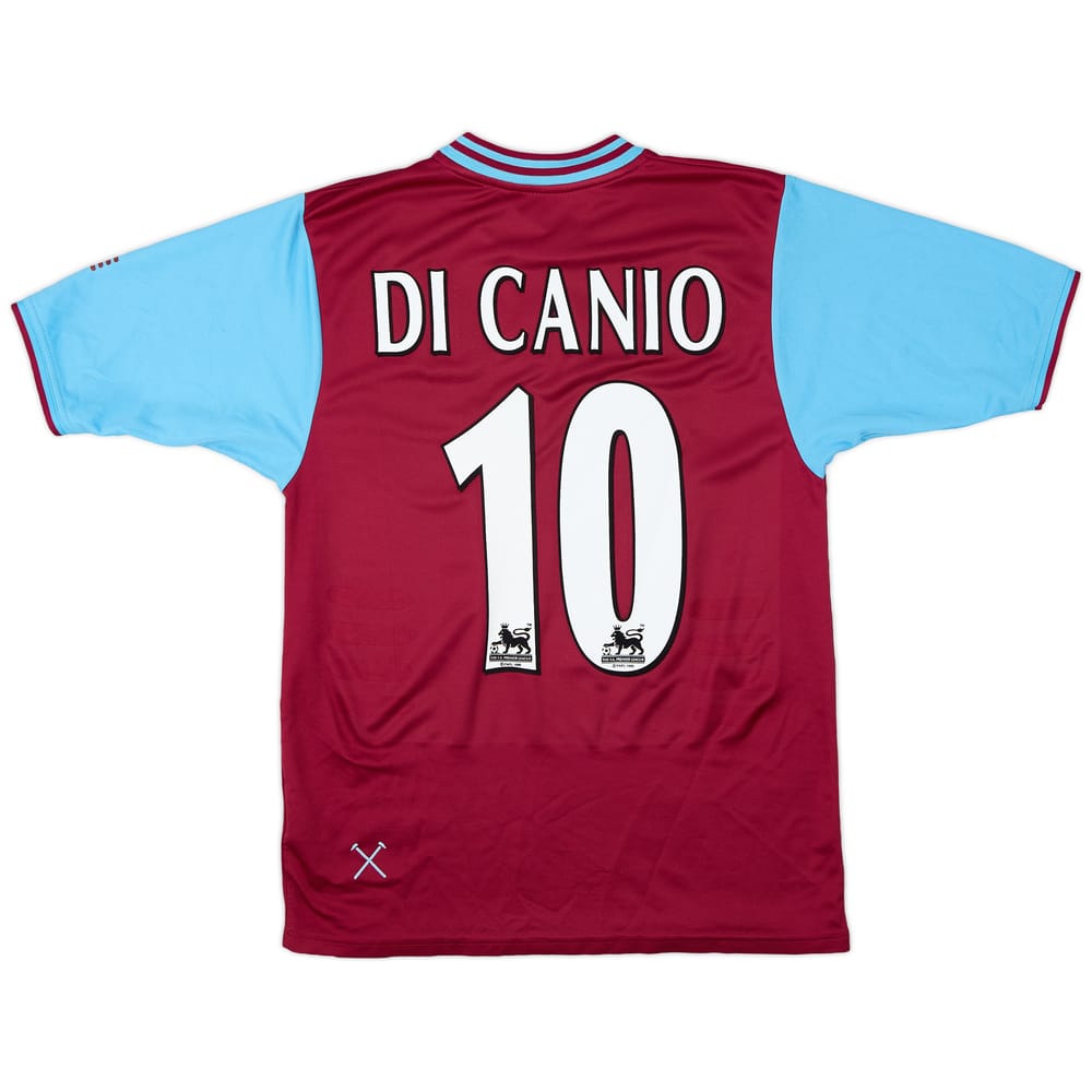 2001-03 West Ham Home Shirt Di Canio #10 - 9/10 - (XL.Boys)