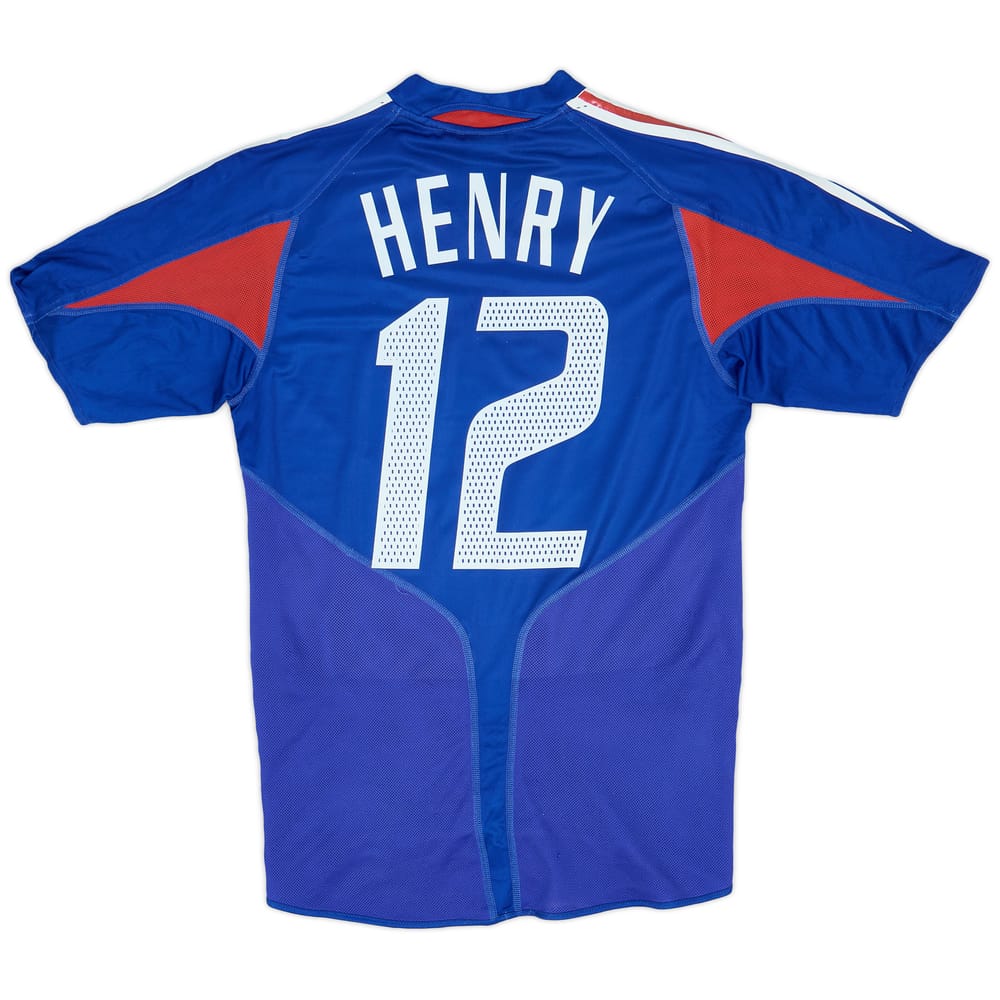 2004-06 France Home Shirt Henry #12 - 5/10 - (S)