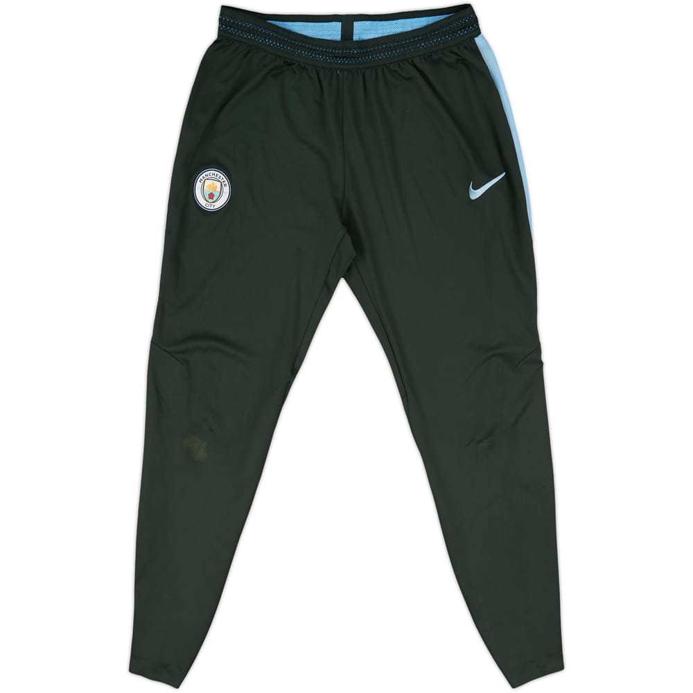 2017-18 Manchester City Nike Track Pants/Bottoms - 5/10 - (L)