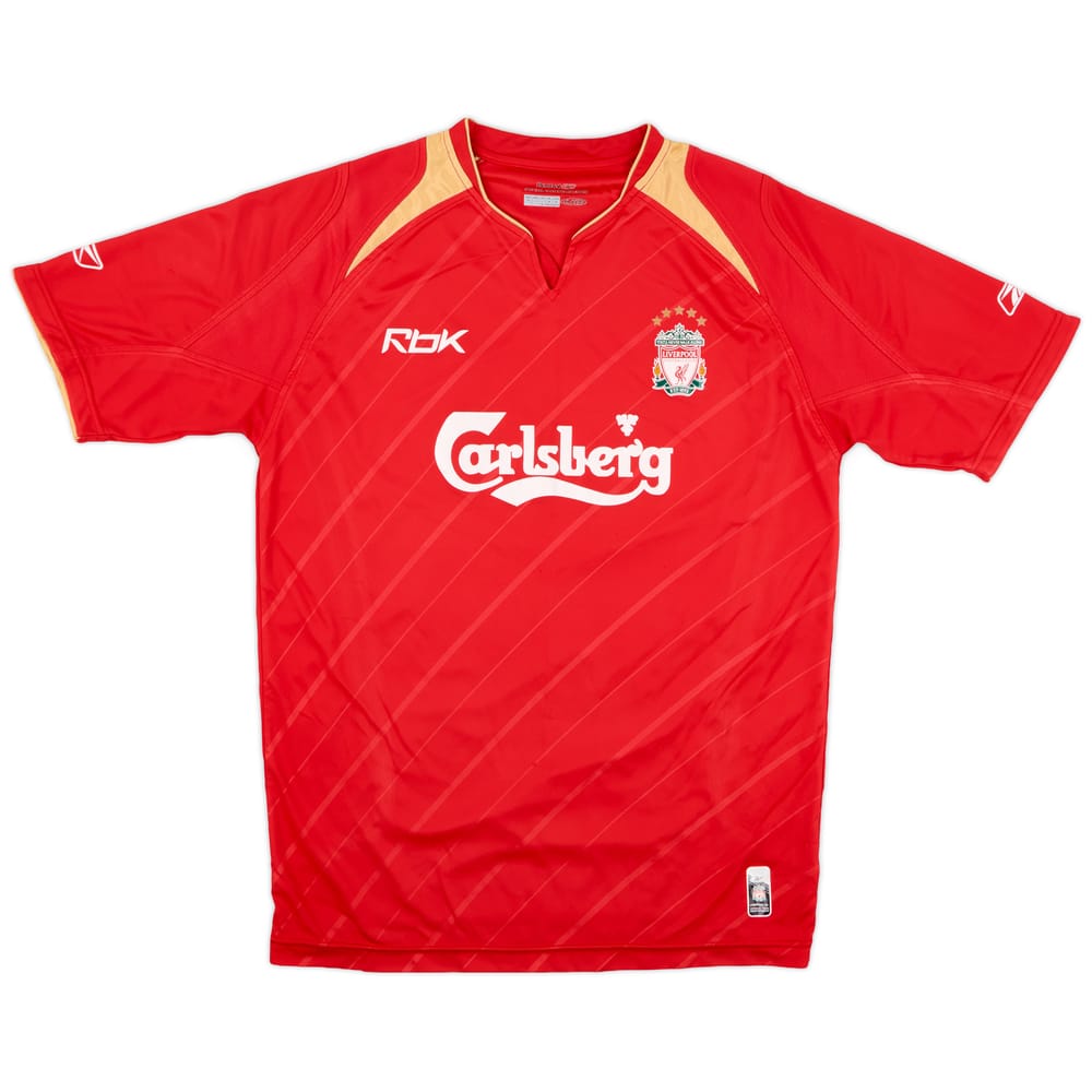 2005-06 Liverpool CL Home Shirt - 6/10 - (M)