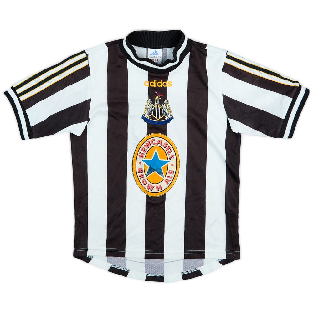 1997-99 Newcastle Home Shirt - 8/10 - (M.Boys)