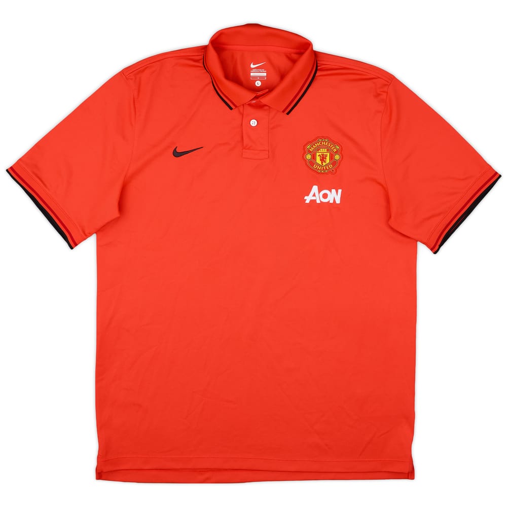 2014-15 Manchester United Nike Polo Shirt - 10/10 - (L)