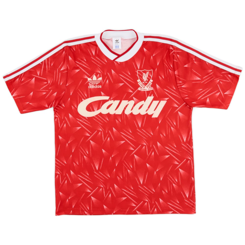 1989-91 Liverpool Home Shirt - 7/10 - (M)