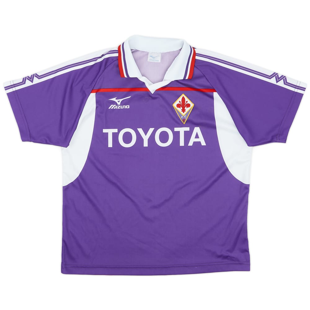2001-02 Fiorentina Home Shirt - 7/10 - (L.Boys)