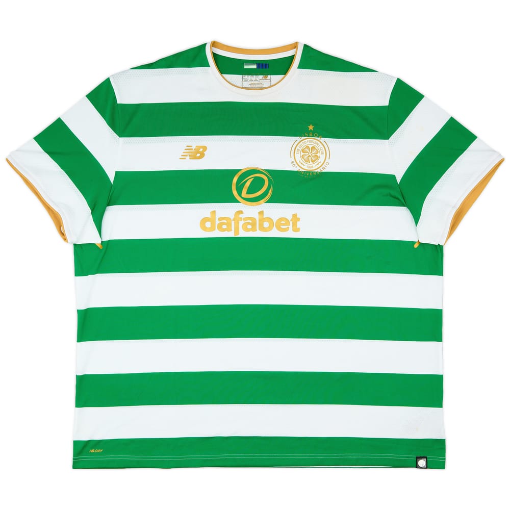 2017-18 Celtic 'Lisbon Lions 50th Anniversary' Home Shirt - 8/10 - (4XL)