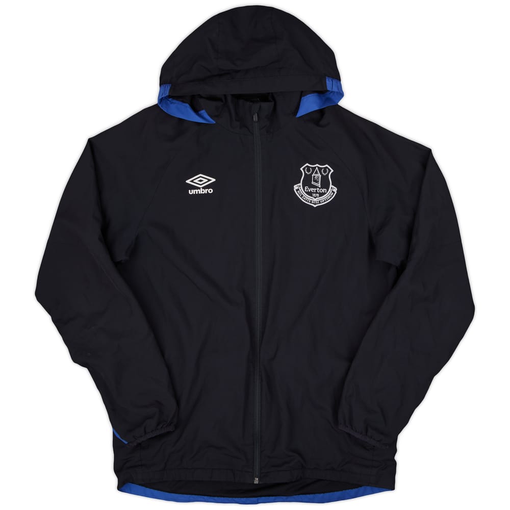 2017-18 Everton Umbro Hooded Rain Jacket - 8/10 - (M)