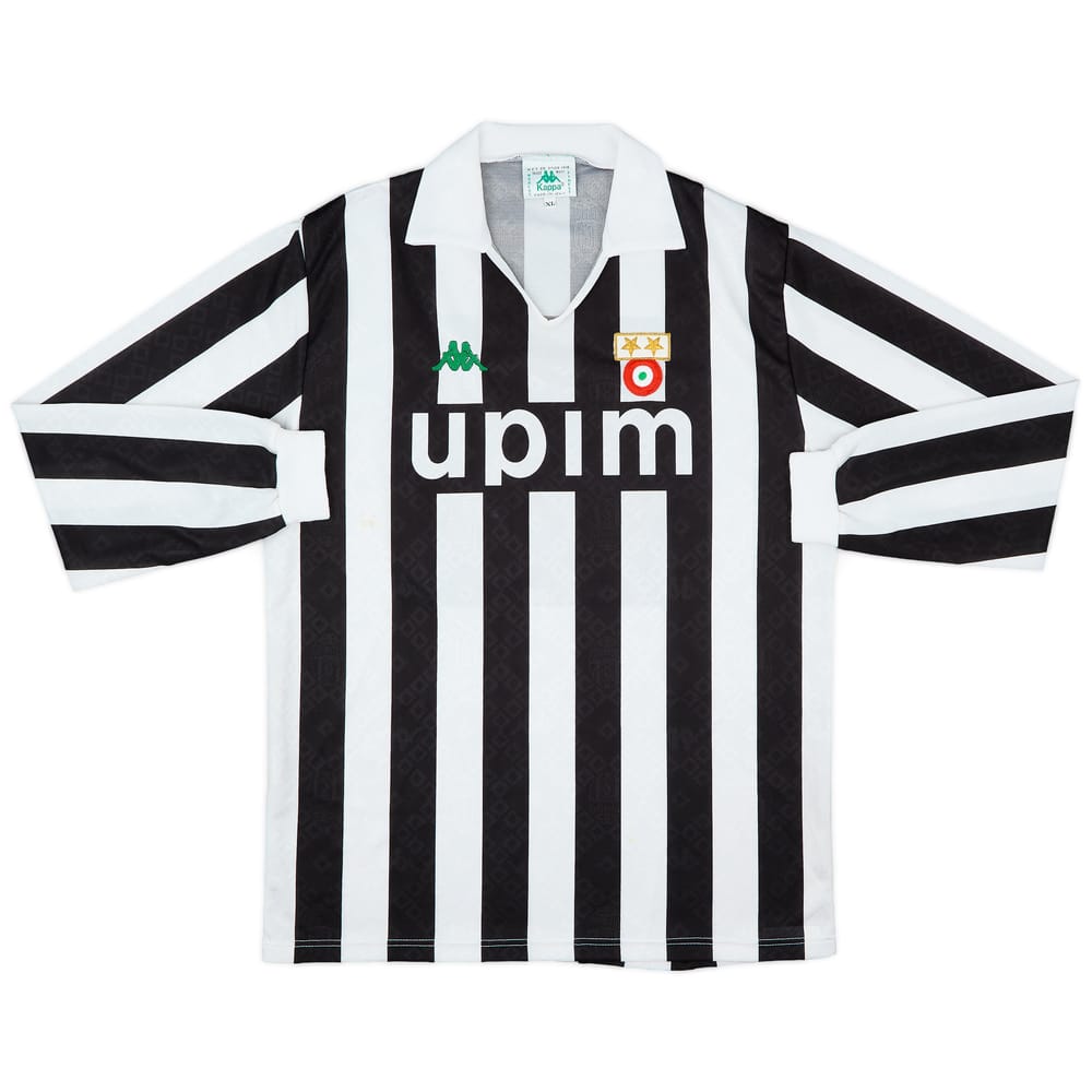 1991-92 Juventus Home L/S Shirt #10 - 10/10 - (XL)