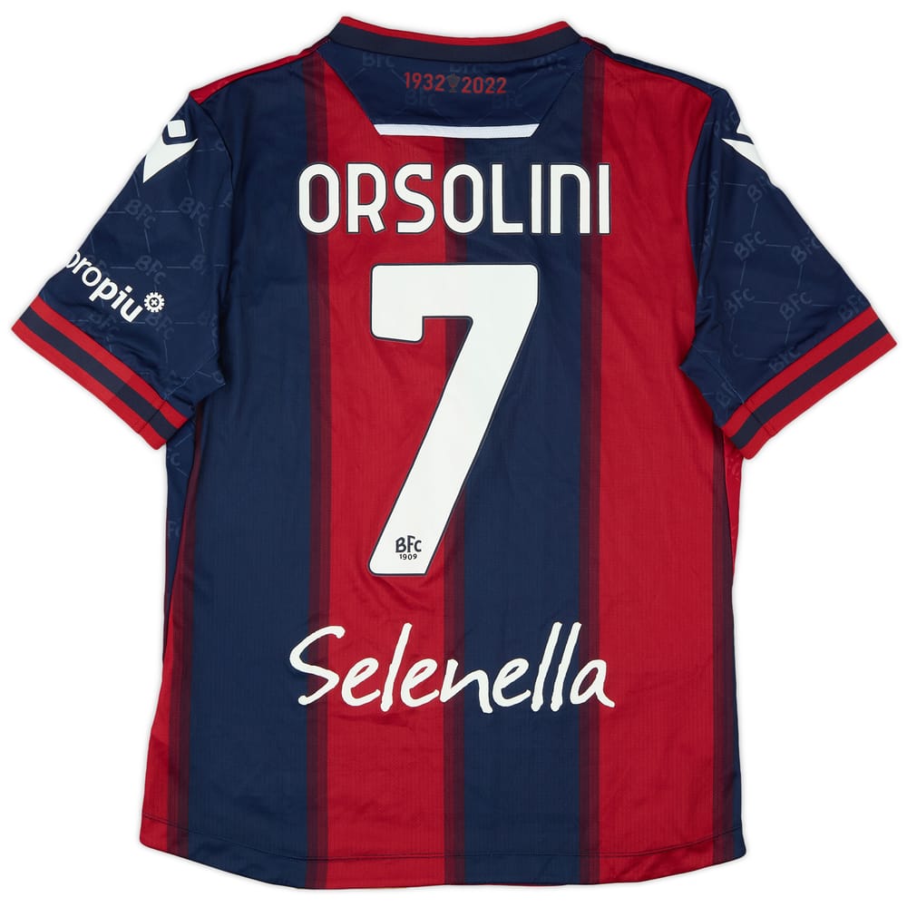 2022-23 Bologna Home Shirt Orsolini #7 - 8/10 - (M)