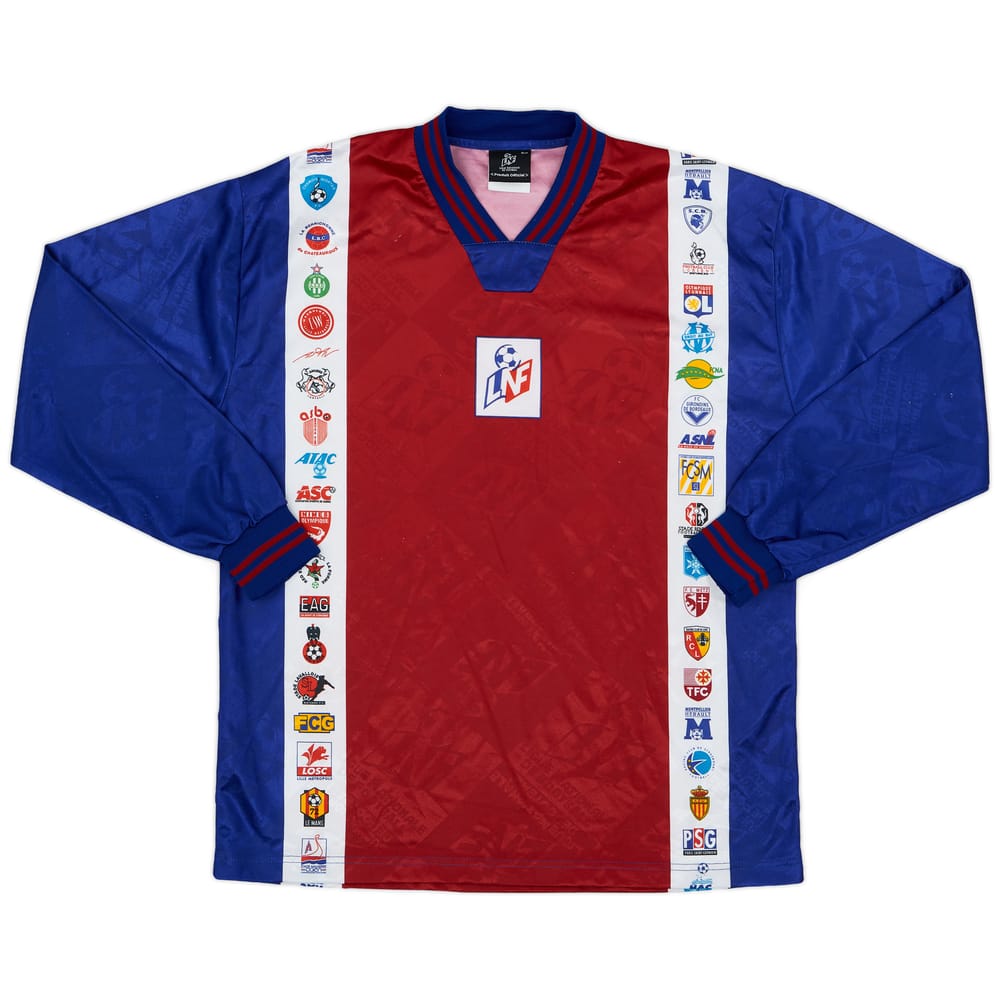 1998-99 LNF Championnat D1-D2 National Football League L/S Shirt - 9/10 - (L)