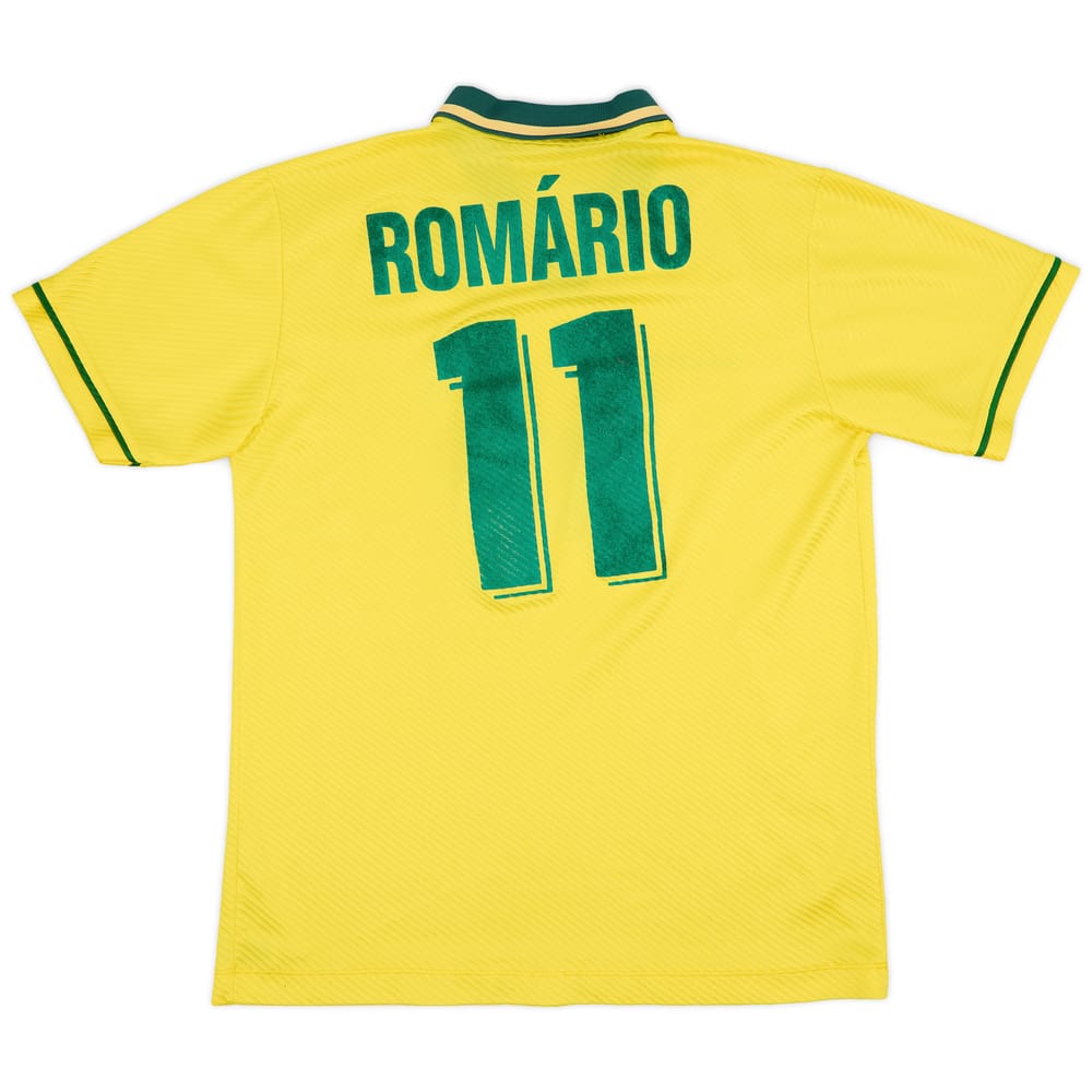 1994 Brazil Home Shirt Romario #11 - 6/10 - (L)
