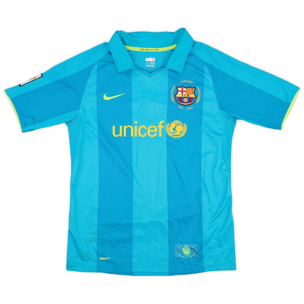 2007-09 Barcelona Away Shirt - 6/10 - (XL.Boys)
