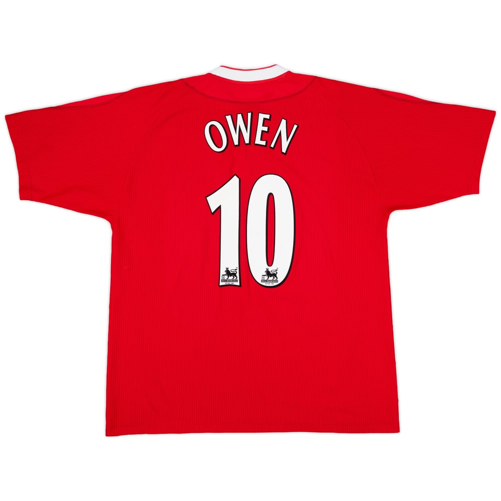 2002-04 Liverpool Home Shirt Owen #10 - 9/10 - (XL)
