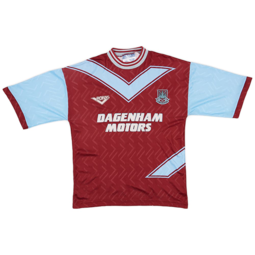 1993-95 West Ham Home Shirt - 7/10 - (M)