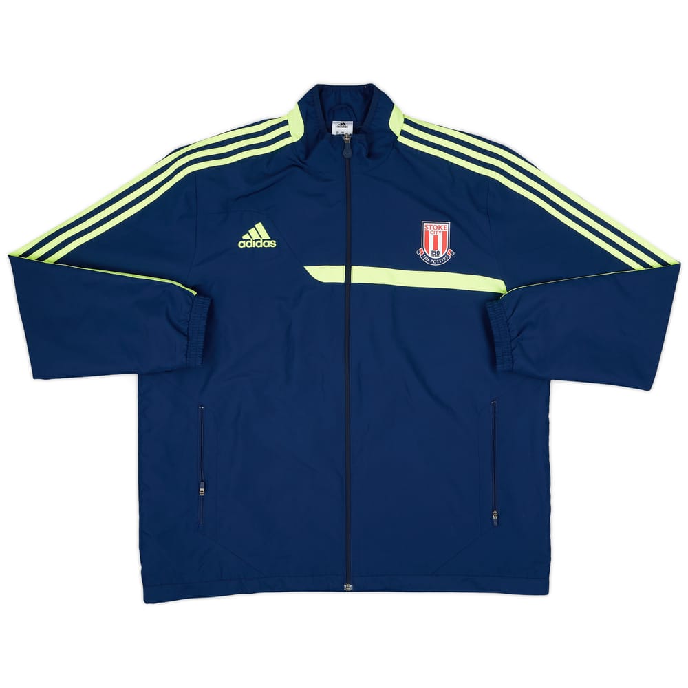 2013-14 Stoke City adidas Rain Jacket - 9/10 - (XL)