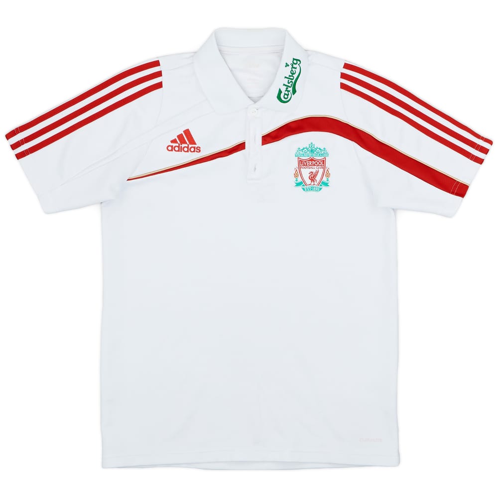2009-10 Liverpool adidas Polo Shirt - 8/10 - (M)