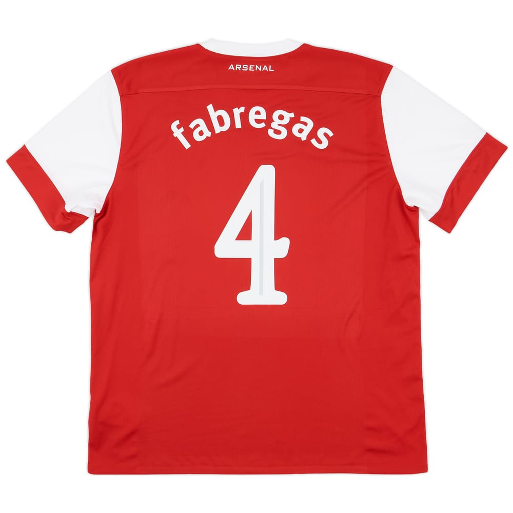 2010-11 Arsenal Home Shirt Fabregas #4 - 5/10 - (XL)