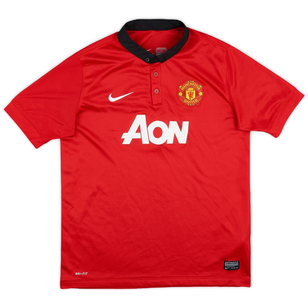 2013-14 Manchester United Home Shirt - 8/10 - (XL.Boys)