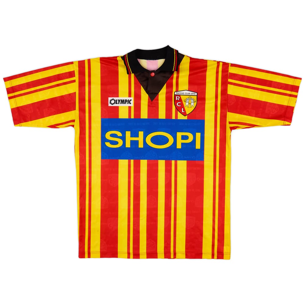 1995-96 Lens Home Shirt - 8/10 - (L)