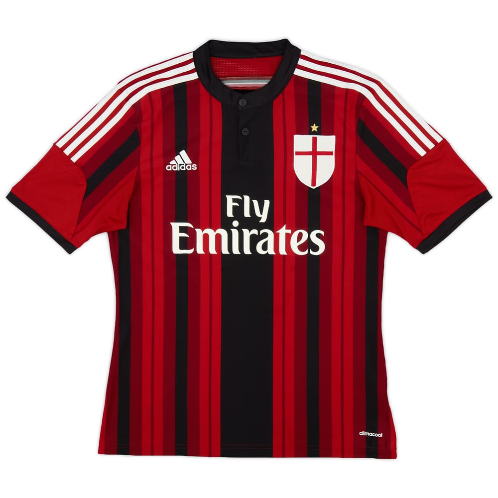 2014-15 AC Milan Home Shirt - 8/10 - (M)