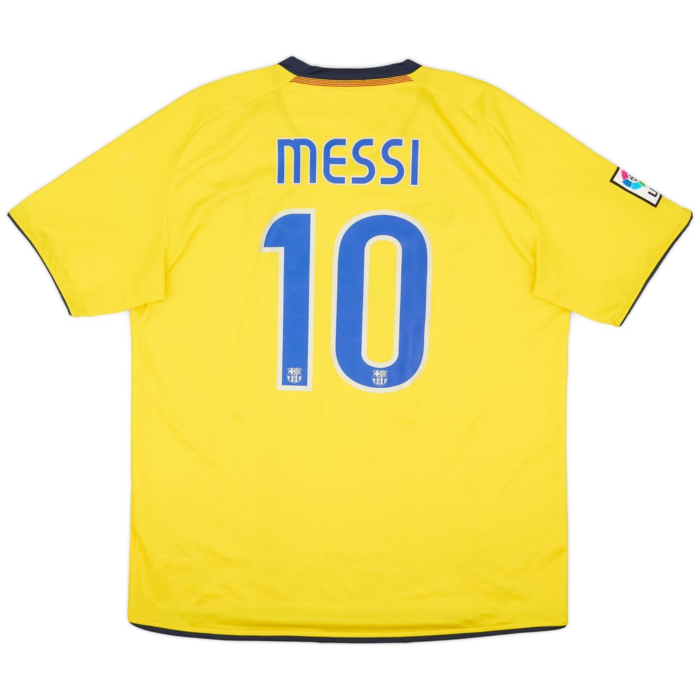 2008-10 Barcelona Away Shirt Messi #10 - 7/10 - (XL)