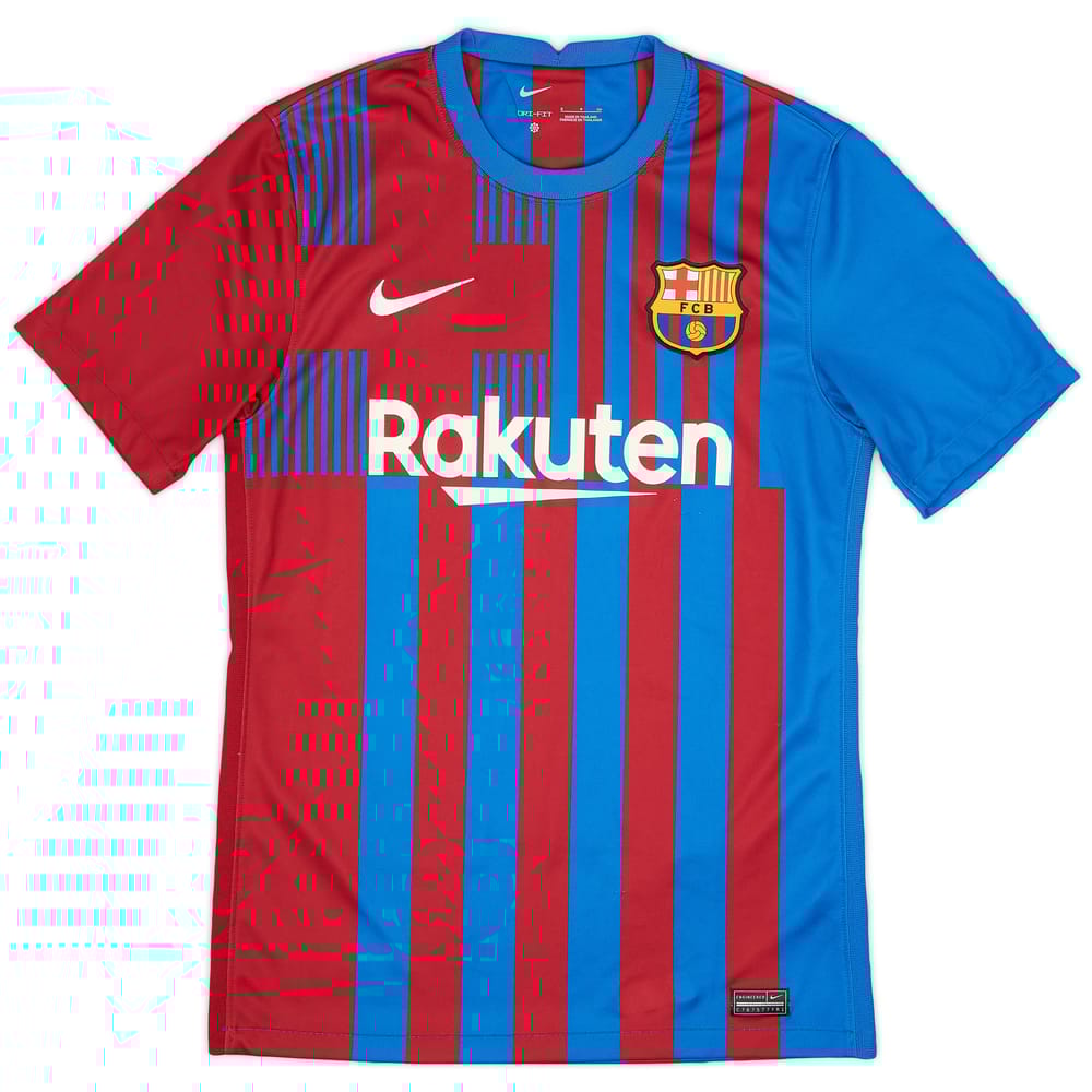 2021-22 Barcelona Home Shirt - 8/10 - (S)